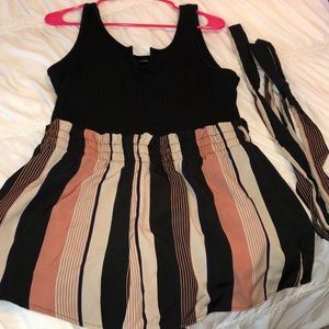 SHEIN curvy romper with belt